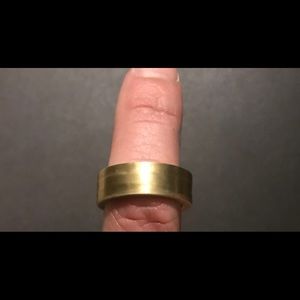 Miansai men’s thick gold colored ring